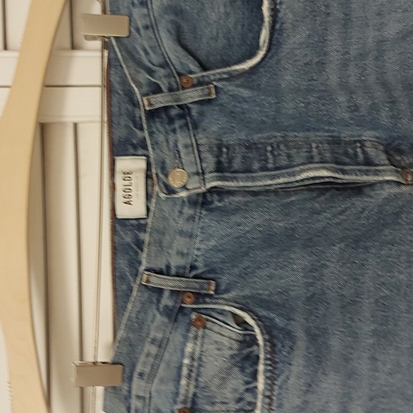 Agolde 90's style mid rise cropped jeans - Picture 2 of 8